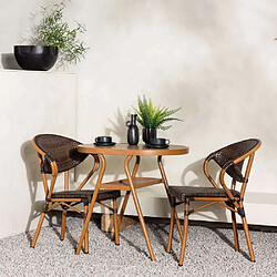 Venture Home Ensemble table et 2 chaises Abrantes. Ensemble table et 2 chaises Abrantes