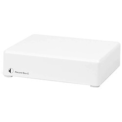 Pro-Ject Record Box E Blanc - Préamplificateur Phono RIAA