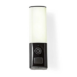 NEDIS Caméra extérieure Wi-Fi intégrée dans Lampe Lumière ambiante Full HD 1080p IP65 microSD + Lampe Lumière ambiante capteur de mouvemen