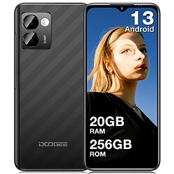 NC Telephone portable DOOGEE N50PRO Smartphone pas cher ,6.52" HD+ 20+256Go,Octa Core Android 13 4200mAh 50+2MP Double SIM - Noir