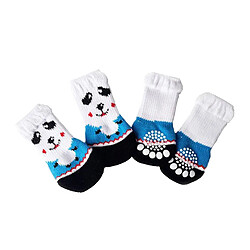 Avis 4 Chaussettes De Chien De Chiot De Chat Mignon De Compagnie De Protection De Patte Antidérapante L Panda