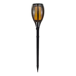 Lumi Jardin Torche solaire effet flamme MAITY SUN Noir Plastique H80CM