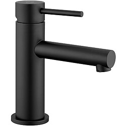 CECIPA MAX Robinet pour Lavabo de Salle de Bain, Robinet de Lavabo Noir, Mitigeur pour Lavabo de Salle de Bain, Eau Froide et Chaude, Hauteur 174 mm