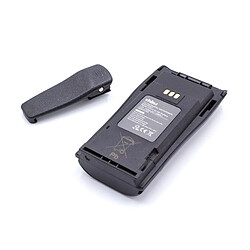 vhbw Batterie compatible avec Motorola CP200XLS, CP250, CP340, CP360, CP380, DP1400, EP450 radio talkie-walkie (2500mAh, 7,2V, NiMH) - avec clip de ceinture