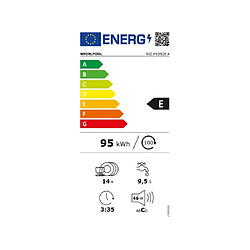 Lave-vaisselle 60cm 14 couverts 46db tout intégrable - W2IHKD526A - WHIRLPOOL