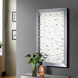 Avis Vivenla Miroir argenté design en bois mdf L. 80 x P. 5,8 x H. 120 cm Collection Brunsveld