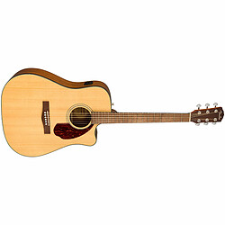 Avis CD-140SCE Dreadnought WN Natural + Etui Fender