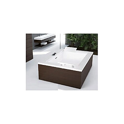 Baignoire duo acrylique NOVELLINI SENSE DUAL 190x140 cm avec robinetterie et appuis-tête