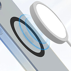 Acheter BMW Coque MagSafe pour iPhone 15 Silicone gel Design Dégradé Bleu