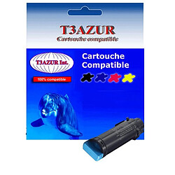 Toner compatible Dell H625CDW, H820 , H825, H825CDW, S2825CDN, 593-BBSD Cyan- T3AZUR