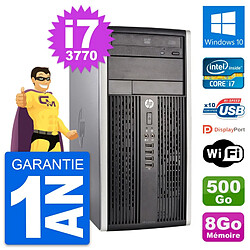 PC Tour HP Pro 6300 CMT Intel i7-3770 RAM 8Go Disque Dur 500Go Windows 10 Wifi · Occasion 