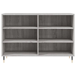 Avis vidaXL Buffet sonoma gris 103,5x35x70 cm bois d'ingénierie