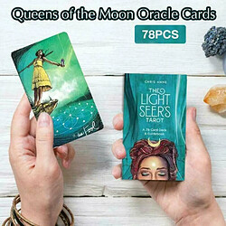 Acheter Universal Anglais Lumière Tarot Deck Card 78 Card Deck Guide Jeu de société