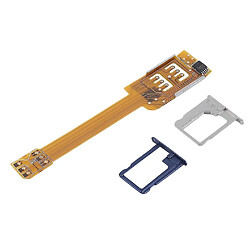 Universal Adaptateur de carte Mobile Phone Double Dual SIM Utilisez deux SIM pour Samsung