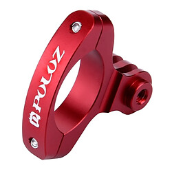 Wewoo Fixation guidon GoPro rouge pour HERO6 / 5/5 Session / 4 Session / 4/3 + / 3/2/1, Xiaomi et autres caméras d'action vélo adaptateur en aluminium