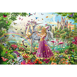 Puzzle enfant 200 pieces - Belle fee dans la foret magique - SCHMIDT AND SPIELE 