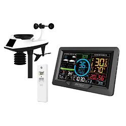 Acheter Fpe STATION METEO PRO COULEUR WIFI HEURE/ANEMOMETRE/PLUVIOMETRE EXTERIEURE + Porte clé siffleur