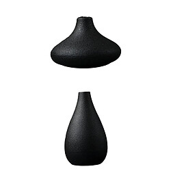 Noir en céramique vase moderne vase en céramique poterie 2pcs Vase à Fleurs En Céramique Noir Moderne Accessoires Photo Centres de Cuisine Cuisine