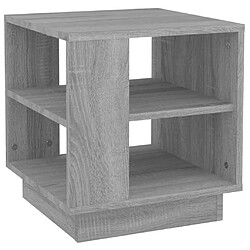 vidaXL Table basse Sonoma gris 40x40x43 cm Bois d'ingénierie