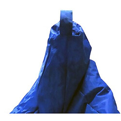 Alter Pouf de couleur unie, couleur bleue, Dimensions 80 x 120 x 80 cm