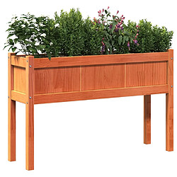 Acheter Maison Chic Jardinière,Bac à fleurs - pot de fleurs avec pieds et pieds 110x31x70 cm bois de pin massif -GKD26651