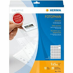 Herma 7701 Porte cartes de visite Transparent