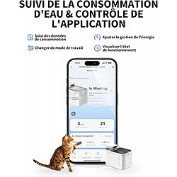 Avis Petkit EVERSWEET MAX Fontaine à eau connecté pour animaux, 3L, 83jours d'autonomie