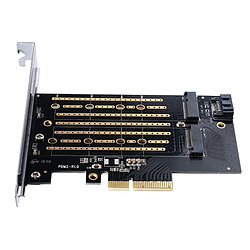 Wewoo Carte d'extension PDM2 M.2 NVME vers PCI-E 3.0 X4