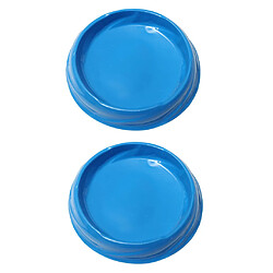 plastique Générique 2pcs Arène Stade Plaque de Combat pour Toupie Bleu