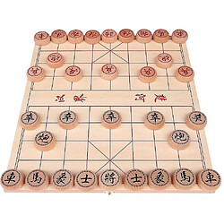 Universal Jeu de jeu de puzzle d'échecs chinois en bois avec boîte cadeau