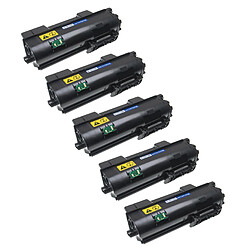 vhbw 5x Toner compatible avec Kyocera ECOSYS P 3060 dn, 3145 dn, 3150 dn imprimante - Cartouches toner compatible, noir 