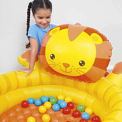 Piscine à Boules de Couleurs pour Enfants Bestway Lion 111x98x61,5 cm pas cher