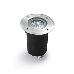 Leds C4 Spot à encastrer Gea, GU10, inox 316 et verre