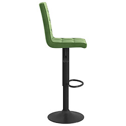 Acheter vidaXL Tabourets de bar lot de 2 vert foncé velours