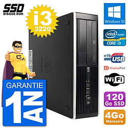 PC HP Compaq Pro 6300 SFF Intel i3-3220 RAM 4Go SSD 120Go Windows 10 Wifi · Occasion 