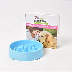 Acheter CONFO® Fournitures pour animaux de compagnie bol en plastique, bol de nourriture lente pour animaux de compagnie, prévention de l'