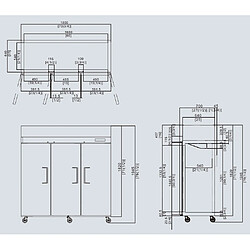 Armoire Congélateur Professionnel 1390 L - Inox - Atosa