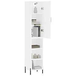 Avis Maison Chic Buffet,Meuble de Rangement,commode pour salon,Cuisine Blanc 34,5x34x180 cm Bois d'ingénierie -MN24231