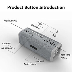 Avis Yonis Enceinte Bluetooth 10W Stéréo 3D FM Portable