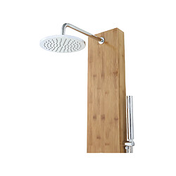 Acheter Vente-Unique Colonne de douche hydromassante en bambou - 20*140 cm - SOLAL