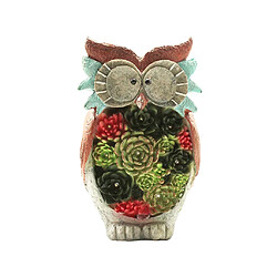 Statue De Jardin Sculpture Animale LED Lumières Solaires Pour Patio Yard Decor Owl Statues décoratives extérieures