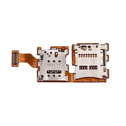 Wewoo Pour HTC One A9 Socle pièce détachée carte SIM SD + 