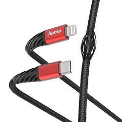 HAMA Câble charge rapide/données "Extreme", USB-C - Lightning, 1,5m, nr/rge