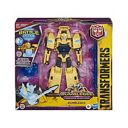 Hasbro Transformers Bumblebee Cyberverse Adventures - Robot électronique Trooper Bumblebee 14 cm - Jouet transformable 2 en 1