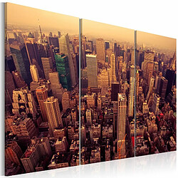 Paris Prix Tableau Imprimé Coucher de Soleil sur New York 60 x 90 cm 