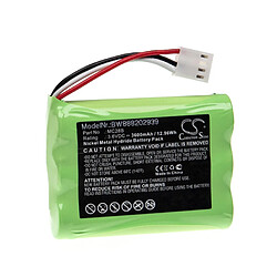 vhbw Batterie compatible avec Beamex MC2-IS, MC2-MF, MC2-PE, MC2-TE outil de mesure (3600mAh, 3,6V, NiMH)