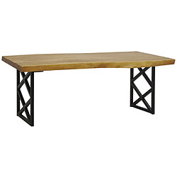 Aubry Gaspard Table en bois de suar patiné.