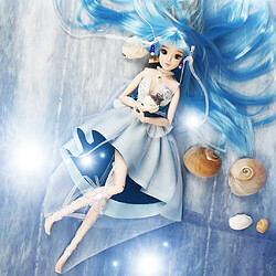 1/6 bjd anime constellation fille figure poupée - aquarius pas cher