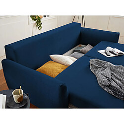 Acheter Lisa Design Nils - Canapé droit 3 places convertible - avec coffre de rangement - Velours