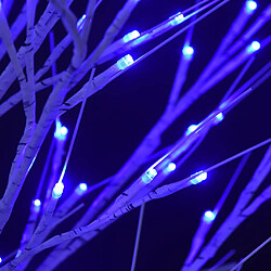 Avis vidaXL Sapin de Noël 180 LED bleues Saule 1,8 m Int/Ext